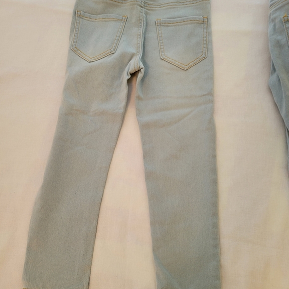 MuMuCoCo Girls (2 pair) Prewashed Stretch Jeans Size 6 - Picture 4 of 8
